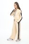 Girls' 100% Cotton Hooded Long Sleeve Oversized Top & Bottom Tracksuit Set - 2