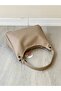 Ring-Detail Lined Relaxed Shoulder Bag - 3