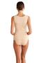 Cotton Thick Strap Basic Singlet Tan Tank Top - 3