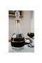 61 Piece Glass Black Gold Tea Cup Set Water Cup Set Goblet Jug Water Set Tableware Set - 5