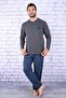 Men's Summer Long Sleeve Pajama Set