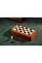 Handmade 12.5 cm Magnetic Wooden Chess Set, Portable Solid Wood Foldable (Travel Size) - 2