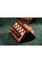 Handmade 12.5 cm Magnetic Wooden Chess Set, Portable Solid Wood Foldable (Travel Size) - 5