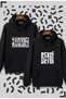 Hanımcı Beyci Lover Couple Combination Folded Design Hooded Sweatshirt Set of 2
