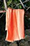 Look Calm Special Woven Seamless 4 Layer Muslin Cover/Seat Shawl/Tv Blanket 150X170 - Orange - 2