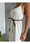 Women's Black Lace-Up Dress Belt Skirt & Pants & Shorts & Jacket - 2