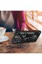 Samsung Galaxy A22 / M22 / M32 Compatible Case Full Protection of Edges Transparent Ring Stand Break Cover - 5