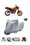 The KTM 640 Duke II motorcycle cover is not compatible with the rear Bag .