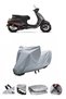 This Vespa Sprint 125 motorcycle cover is not compatible with the rear Bag .