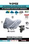RKS Freccia 150 Motorcycle Cover, Rear Bag Compatible Cover/Pocket - 3