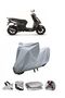 This Sym Orbit II 125 motorcycle cover is not compatible with the rear Bag .