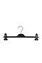 38 Cm Meat Series Black Latched Trouser Skirt Shorts Clothing Hanger 50 Pieces - 2