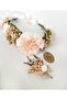 Bridal Crown, Collar Flower, Henna Crown, Groom Collar Flower, Engagement Crown - 3