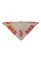 Women's/Men's Cream Orange Antique Patterned Handmade Hair Bandana - 3
