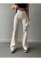Bol Leg Beige Palazzo High Waist Quality - 3