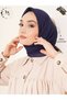 Hijab Women's Bamboo Scarf Persia Navy Blue Scarf