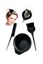 Hair Dye Brush Crepe Comb Dye Container Hair Coloring Set