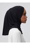Black Bonnet Shawl - Underscarf - 3