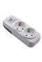 Switched 2-Piece Group Socket Terminal Plug Socket Grounded Multi-Group Socket Coupler Double Wireless - 3