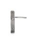 Mirrored Nickel Satin WC Door Handle Right Left Suitable (1 SET) - 3