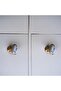 Porcelain Handle Gold Button Furniture Kitchen Cabinet Drawer Cabinet Handles Cover Handle Handle Gold - 4
