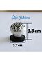 Black Handle Real Porcelain Button Furniture Kitchen Cabinet Drawer Cupboard Handles Cover Handle Handle - 3