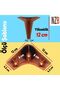 Furniture Sofa Base Coffee Table TV Unit Sofa Leg 12 Cm Brown Base Leg (4 Pieces) - 2