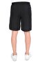 New Season Men's Black Linen Look Shorts, Summer Comfortable Cut Shorts with Elastic Waist - 7