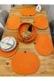 Jute Straw American Serving Oval Platter and Basket Set of 7 - 2