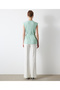Green Woven Blouse - 7