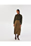 Khaki Woven Dress - 2