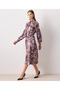 Purple Woven Dress - 2