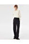 Black Woven Trousers - 7