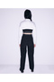 Black Woven Trousers - 7