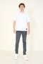 Men's 5-Pocket Chino Pants, Charcoal Grey - 2