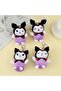 1Pc Cute Pink Plush Kuromi Sanrio Toy Gift Keychain Bag Ornament Cute - 3