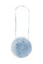 Blue - Rose Detailed Bag - 3