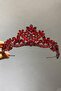 Bridal Hair Accessory Red Berlin Model Bridal Henna Crown – Crown - 3