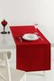 Roma Red Table Runner 50x170 - Solid Color Elegant Table Decor