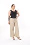 Wide Leg Gabardine Trousers - 5
