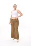 Wide Leg Gabardine Trousers - 5