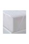 Quilted 4 Corner White Mattress Protector Single Double Water Liquid Proof Anti-Sweat Mattress Mat - 3