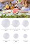 Flexible Shape Stretch Freshness Preserving Caps 6-Piece Food Cap Freshness Preserving Organic Silicone Set - 2