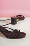 Doyy Black Ankle Strap Slippers & Sandals - 2