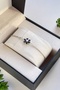 Silver Color Lifted Colorfast Adjustable Zircon Stone Lotus Flower Women's Bracelet - 4