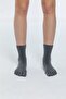 Men's Solid Color Cotton Toe Socks - 2