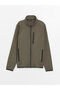 Standard Fit Stand Collar Men's Coat - 7