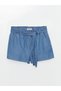 LCW Jeans Women's Elastic Waist Straight Jean Shorts