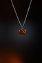 Tiger Eye Natural Stone Heart Cut Necklace - 2