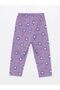 Shirt Collar Long Sleeve Printed Baby Girl Pajama Set - 7